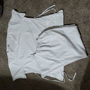 White scrubs